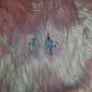 2 Cross Pendants.